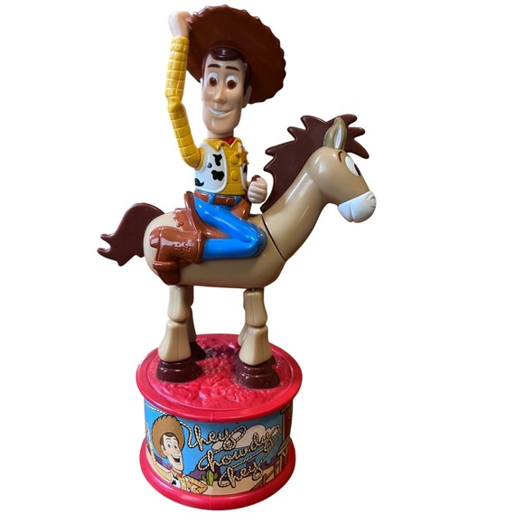Disney Pixar Other - Mcdonald's Disney Pixar Toy Story 2 Woody's Roundup Woody and Bullseye Figure